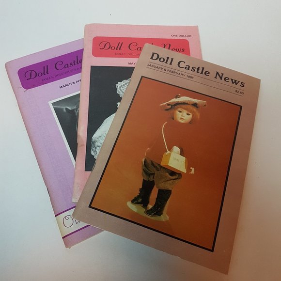 Vintage 1970s, 1980s DOLL CASTLE NEWS Issues Doll Collector Magazine Collection - Picture 3 of 4